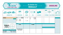 ������� (�-� 4 ��) 050 Renault Logan K7M Teikin 70109050 70109050 ����