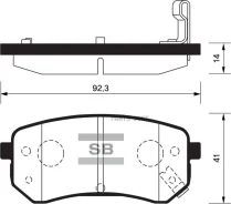 ������� �������� �. Kia Picanto 1.1i 04 Sangsin Brake SP1189 SP1189SNS 1135 02 ! SP1189 ����