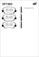 ������� �������� ��������! KIA Picanto 17 Sangsin Brake SP1983 SP1983 SP1983 ����