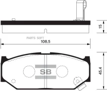 ������� ��������� �������� Suzuki Swift 1.3-1.6i/1.3D 05 SP2086 SP2086 ����