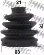 ������� ���� �������� �������� 68x83x21 | ����/��� | Febest 2117-CBK 2117CBK ����