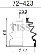 ������� FB2090 44333-SB2-961 600-00062/SB62/72-423 EF1/JB6 OUT (MA Maruichi 1 56 72423 ����