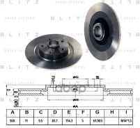 ���� ���. Renault Laguna, Latitude 07= Blitz ���. BS0274 BS0274 ����