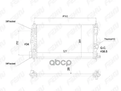 �������� ���������� ��� Opel Astra J (10-) 1.4i/1.6i AT FEHU ���. frc1007 FRC1007 ����