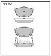 ������� ��������� ������ Kia Cerato I 04- / Hyundai Elantra III 00-06 Elantra II 95-00 Allied Nippon ���. adb3720 ADB3720 ����