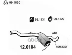 ������� ����� ��������� Fiat Coupe (FA/175) ASSO ���. 126104 126104 ����