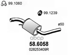 ����. �. VW T IV 1,9TD/2.4D 96-03 ASSO ���. 58.6058 586058 ����