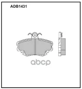 ������� ��������� Citroen Peugeot Largus 1.6 12 309 I (10C,10A) 19 I / II (B/C53)8894/9201 Allied Nippon ���. ADB1431HD ADB1431HD ����