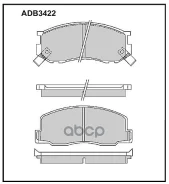������� ����. Toyota Daihatsu LITE-ACE TOWN ACE Delta 10.86 - 06.99 Allied Nippon ���. ADB3422HD ADB3422HD ����