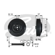 ���� ��������� VW T4, LT II, Crafter 2.4-2.5D/TD Gates ���. TVD1033A TVD1033A ����
