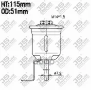 ������ ���� JS FS3204 Toyota Avensis (_T22_) Avensis Liftback (_T22_) Avensis ��������� (_T22_) JS Asakashi ���. fs3204 FS3204 ����