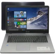 Asus VivoBook 17 X705MA. 17.3", 2,4����, ��� 4 ��, ���� 1 000���, WiFi, Bluetooth, ����������� �� 4��. ����