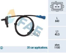 ������ ABS Peugeot FAE ���. 78022 78022 ����