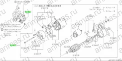 ����� � ����� �������� 23300-AA300 23300AA300 ����