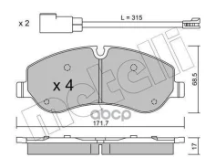�������� ��������� �������, �������� ������ Metelli ���. 22-0990-0 2209900 ����
