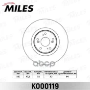 ���� ��������� Honda Accord 2.4 08- �������� ����. D=320��. Miles ���. k000119 K000119 ����