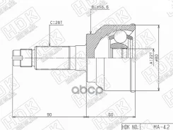 ���� (�������/ �����) Mazda 3 03-13 / Axela 03-09 HDK ���. MA-042, �������� MA042 ����