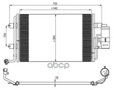 �������� ������������ AUDI A3/VW GOLF IV, BORA/Skoda Octavia NRF ���. 35227 35227 ����