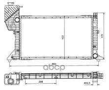 �������� ���������� ��������� Mercedes Sprinter 2.9D 95- NRF ���. 50557 50557 ����