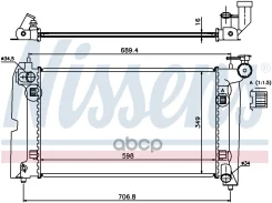 �������� ��������� Toyota Corolla (E12# E13#) (01-) 1.8 i 16V Nissens ���. 64646a 64646A ����