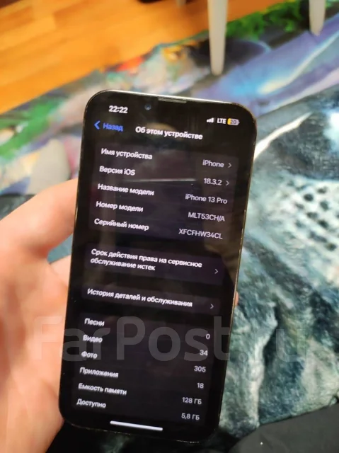 Apple iPhone 13 Pro. �/�, 128 ��, �����������, 3G, 4G LTE ����