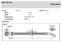 ����� ��������� Toyota Picnic (_XM10) 2.0 01.01- KK ���. ft1424 FT1424 ����