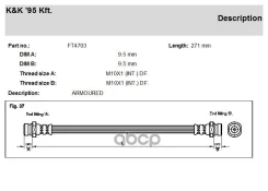 ����� ��������� Mitsubishi L200 (K6_T) 2.5 D 2.5 TD 4X4 06.96-. KK ���. ft4703 FT4703 ����