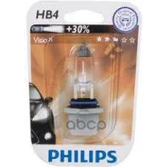 ����� ����������� HB4 Vision +30% 12V 51W P22d B1 Philips ���. 9006prb1 9006PRB1 ����