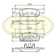 ������� ���� ������ dacia logan ii 12-/dacia logan mcv ii 13-/dacia sandero ii 12- eco-line G. U. D ���. GBP880126 GBP880126 ����