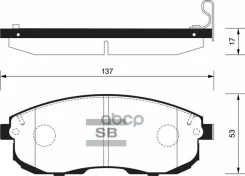 ������� ����. �������� Hi-Q Nissan Renault Samsung SM 5 Nissan Maxima (D653) Sangsin brake ���. sp1107-f SP1107F ����
