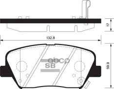 ������� ����. �������� Hi-Q KIA Sorento(USA) 11- (D1432) Sangsin brake ���. sp1424 SP1424 ����