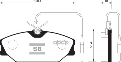������� ����. �������� Hi-Q Renault Samsung Megane 2.0 99-02 (D1145) Sangsin brake ���. sp1483 SP1483 ����