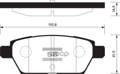 ������� ����. �������� Hi-Q Mazda 6 06- R (D1161) Sangsin brake ���. sp1476 SP1476 ����