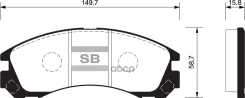 ������� ����. �������� Hi-Q Mitsubishi Lancer Ralliart 99-11 (D723) Sangsin brake ���. sp1523 SP1523 ����