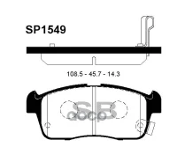 ������� ����. �������� Hi-Q Suzuki Swift 00-05 (AN-661WK) Sangsin brake ���. sp1549 SP1549 ����