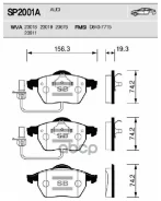 ������� ����. �������� Hi-Q AUDI A4(8E2 B6) 01-04 (D840) Sangsin brake ���. sp2001a SP2001A ����