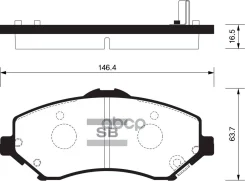 ������� Chrysler Grand Voyager 07= Sangsin brake ���. sp2185 SP2185 ����