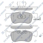 ������� ����. �������� Hi-Q BMW 116i (F20) 15- (D1817) Sangsin brake ���. sp4043 SP4043 ����