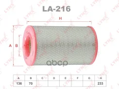 ������ ��������� LYNXauto ���. LA-216 LA216 ����