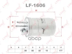 ������ ��������� LYNXauto ���. LF1606 LF1606 ����