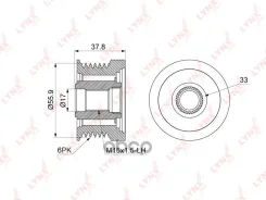 �������� ����� ����� ���������� LYNXauto ���. PA-1054 PA1054 ����