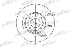 ���� ����. Daewoo Kalos 02-, Lanos 97-, Lanos ����� 97-, Patron ���. PBD1609 PBD1609 ����