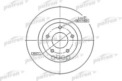 ���� ����. Chrysler Sebring 07-09 Dodge Avenger 08-09, Patron ���. PBD7006 PBD7006 ����