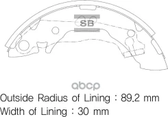 ������� ����. �����. �������� 4 ��. ��. Hi-Q Hyundai Accent Sangsin brake ���. sa047 SA047 ����