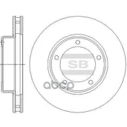 ���� ��������� (�������) Toyota Land Cruiser (J100) 98-07 / Lexus LX 98-07 Sangsin brake ���. SD4037, �������� SD4037 ����