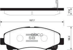 ������� ����. �������� Hi-Q Acura Acura TL 09- (D1102) Sangsin brake ���. sp1470 SP1470 ����