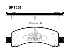 ������� ���. Chevrolet Tahoe 95- Sangsin brake ���. sp1558 SP1558 ����