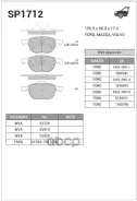 ������� ����. �������� Hi-Q FORD C-MAX II 12- (D1563) Sangsin brake ���. sp1712 SP1712 ����