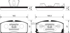 ������� ����. �������� Hi-Q Geely FREE Cruiser 05- (D1511) Sangsin brake ���. sp2154 SP2154 ����
