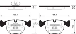 ������� ����. �������� Hi-Q BMW 540i 96-03 Sangsin brake ���. sp2166 SP2166 ����